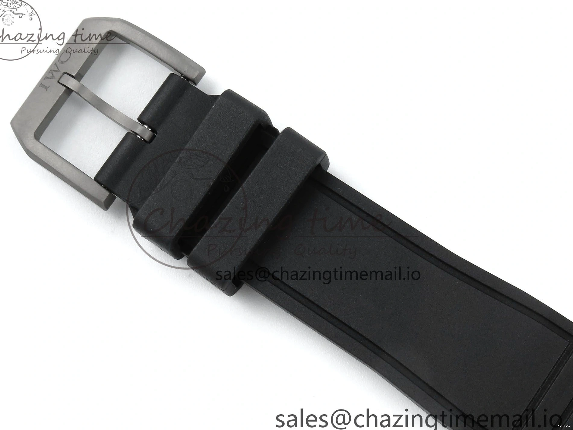 MIROTIME 0203 Pilot Top Gun IW326901 M+F 1:1 Best Edition Black Dial on Black Rubber Strap A SportInspired 6999